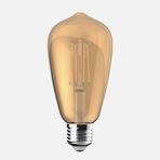 Ecolite ST64 10 W Sarı 1800K E27 Filament Gold Led Ampul