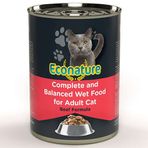 Econature Biftekli 400 gr Yetişkin Kedi Konservesi
