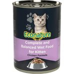 Econature Kitten Tavuklu 400 gr Yavru Kedi Konserve Maması