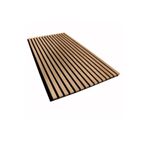 ECOPANEL 60 X275 TEAK Renk Akustik Duvar Paneli MDF / 3 TARAFI KAPLIDIR