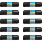 Ecoplast 400 gr 90 lt 80x110 cm 10 Adetlik 10 Rulo Battal Boy Çöp Torbası Poşeti
