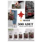 ECOPLAST 500 Adet No:2 26x38cm Baskılı Takviyeli Mağaza Poşeti Eczane Market Bijuteri Giyim Karışık Desen