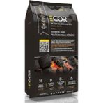 Ecor Tek Kibrit ile Yanan Pratik Mangal Kömürü 1,5 kg - Siyah