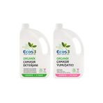 Ecos3 Organik 2 x 2,5 Lt Çamaşır Yıkama Seti