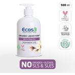 Ecos3 Organik Sıvı Sabun Beyaz Manolya 500 ml Hipoalerjenik Ekolojik ve Vegan Sertifikalı