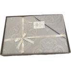 Ecosse Arbella Şönil Çift Kişilik Yatak Örtüsü ve Yastık Kılıfı Blume Gri - 240 x 250 cm