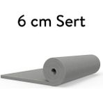 Ecotopper - 6 cm Gri Ortopedik Sert Sünger Yatak Pedi - 90 x 190 cm
