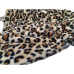 Ecotton Works Tek Kişilik Leopar Desenli Wellsoft Battaniye , Tv Polar Battaniyesi - 140 x 180 cm