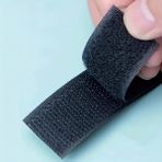 Ecovel Çift Taraflı Cırt Cırtlı Bant | En: 2 cm x Uz: 1 Metre – Güçlü ve Dayanıklı Amerikan Fermuarı Siyah