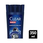 Ecovibe Clear Men 3 In 1 Şampuan & Duş Jeli Arındırıcı Kömür Saç Yüz Vücut Için - Option-1