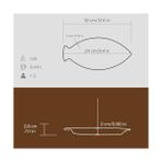 Ecovibe Döküm Balık Tavası, Balık Formlu, Kulplu, 15X24CM - Option-1 - --