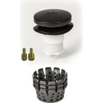 Ecovibe Evrensel Parmak Dokunuşu (Uç Burun, Ayakla Çalışan) Banyo Küveti/küvet Tahliye Tıkacı 3/8 Inç ve 5/16 Inç Bağlantı Elemanları Içerir - Option-1