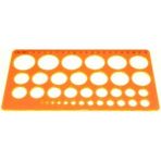 Ecovibe Hatas Daire Şablon Cetvel 1-36 - -- - Option-1