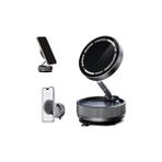 Ecovibe K10A Katlanabilir 360 Derece Her Yöne Dönebilir Vacum Magnetic Araç Tutucu Telefon Standı Kilitli Vakum ve 5 kg Taşıma Kapasiteli Mıknatıs Ile Hem Şık ve Kaliteli Hem De Sağlam ve Çok Güçlü - Option-1 - 000-Siyah
