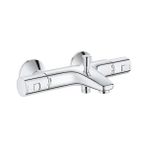 Ecovibe Precision Start Termostatik Banyo Bataryası, Su Tasarruflu, Krom, 34598000 - 1 lt