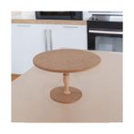 Ecovibe Sunumluk, Ahşap Sunumluk, Sunumluk, Ahşap Servis Standı - Ayaklı Sunumluk, Pasta Standı - Option-1 - 51R-Turuncu