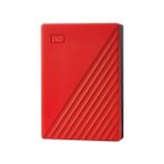 Ecovibe Wd 4tb My Passport Taşınabilir Harici Hard Disk, Kırmızı, BPKJ0040BRD, Wesn - 1 GB