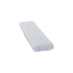 Ecovibe Yassı Don Lastiği 10 Metre – 1 cm Genişlik | Beyaz Renk Esnek Lastik Şerit, Dayanıklı Dikiş Aksesuarı