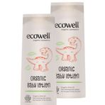 Ecowell 2x300 ml Organik Bebe Losyonu