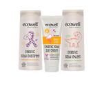Ecowell Bebe 300 ml Şampuanı+Bebek 110 gr Güneş Kremi+Bebe 300 ml Losyonu Organik Bebek Tatilde Paketi