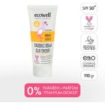 Ecowell Bebek Güneş Kremi SPF50 Organik & Vegan Sertifikalı 110gr Yüksek UVA & UVB Koruma