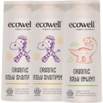 Ecowell Organik 2 Adet Bebek Şampuanı + Bebe Losyonu