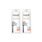 Ecowell Organik 2x200 ml Saç Bakım Kremi