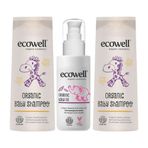Ecowell Organik 2x300 ml Bebek Şampuanı + Organik 100 ml Bebek Yağı Seti