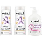 Ecowell Organik Baby Şampuanı 300 ml 2 ADET + Organik Bebek Temizleme Jeli