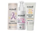 Ecowell Organik Bebek Bebek Şampuanı + Bebe Yağı + Pişik Kremi