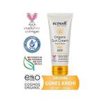 Ecowell Organik Güneş Kremi 50 SPF 110 gr Cilt Tipi İçin Dermatolojik Olarak Test Edilmiş
