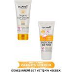 Ecowell Organik Güneş Kremi Set Yetişkin 110 gr + Bebek 110 gr 50 Spf