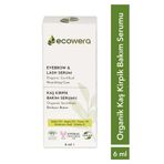 Ecowera 6 ml Organik Kaş Kirpik Serumu