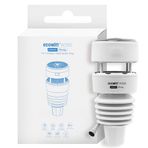 Ecowitt WS90 Akıllı Hava İstasyonu, Bluetooth + Zigbee Çift Bağlantı, 7’si 1 Arada Sensör, UV & Güneş Radyasyonu, Dokunmatik Yağmur Ölçümü, Ultrasonik Rüzgâr, Solar + AA Yedek, IPX5 (Shelly Uygulaması