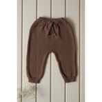 Ecowoco Pamuk Triko Bebek Pantolon - Kahverengi - 9 - 12 Ay