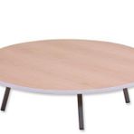 Ecowood Katlanır Ayaklı Yuvarlak 70x70 cm Yer Sofrası