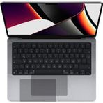Ecr Mobile Macbook Air 13,6 inç 2022 M2 Çip A2681 Uyumlu 2 Adet Mat Parmak İzi Bırakmayan Touchpad Koruyucu