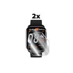 Ecr Mobile QCY Watch Gs2 ile Uyumlu Hidrojel Nano Film Ekran Koruyucu (2 Adet)