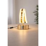 Ecrin Modern Gold Masa Lambası Enerji Tasarruflu Dekoratif Led Abajur(Gün Işığı) Yatak Odası Çalışma Odası