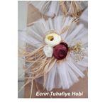 ecrin tuhafiye hobi Çiçekli Bohça & Bavul Süsü 5 Adet