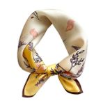 Ecroon İpek şal kadın eşarp ipek eşarp şal bandana mendil bilek başörtüsü, C, Ölçü Birimi