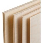 ECS 6 mm 30x30 cm 6'lı Ahşap Kavak Kontraplak Panel Plaka Tabaka
