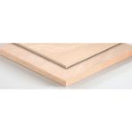 ECS Ahşap Kayın Kontraplak Panel Plaka Tabaka