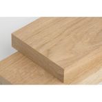 ECS Ahşap Meşe Kereste Taslak Çıta Blok Planyalı Tahta - 1,5x3 cm Uzunluk: 10 cm 25 Li