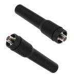 ECSiNG 2 adet SF-20 telsiz anteni SMA-F çift bant yumuşak radyo anteni VHF 136-174MHz UHF 144/430 MHz Baofeng ile uyumlu WOUXUN 7 cm ile uyumlu