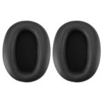 ECSiNG Sony WH-1000XM2 MDR-1000X Kulaklık Protein Deri Köpük Kulak Yastığı Kulaklık Aksesuarları Siyah ile Uyumlu 1 Çift Kulak Pedleri Yedek