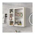 Ecza dolabı, cam kapaklı banyo dolabı duvar askısı, arka duvarlı banyo için asma dolap, tuvalet üstü banyo dolabı, öğrenci yurdu, mutfak, çamaşır odası için (