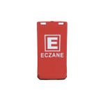 Eczane Baskılı Çift Yön Ultra Levhalı Reklam Dubası Kırmızı Renk 7.5 Kg CVLEVELUX12429ECZ