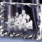 e&d art Kişiye Özel Tasarımlı 3D Fotoğraflı Kristal Hediyelik Anı, Anneler Gününe Özel, Babalar Gününe Özel, Sevgililer Gününe Özel Kişiye Özel Kristal Cam Hediye / 1316
