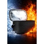 E&D ART Termoslu Beslenme & Piknik Çantası Siyah | Tek Kişilik İzoleli Lunch Bag 12x24x13 cm